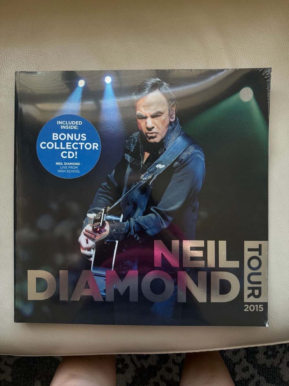 Neil Diamond 2015 Tour Concert Souvenir Program Book with Bonus Collector CD